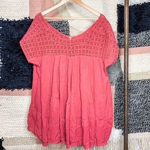 Free People Oversized Tunic Top NEW